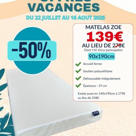 MATELAS ZOE