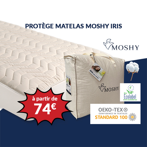 protège Matelas Moshy Iris Literie 10