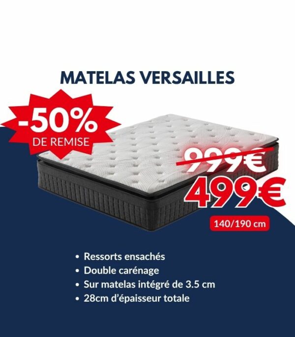 Matelas Versailles Promo