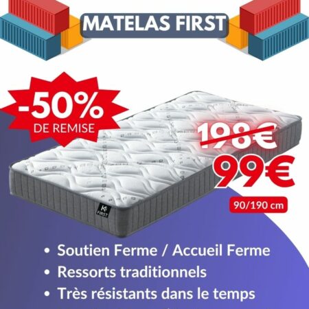 Matelas First 90 x 190cm